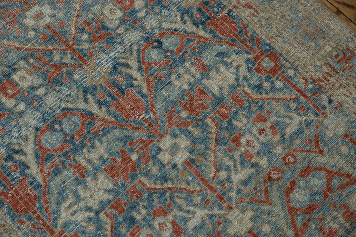 4x13.5 Vintage Distressed Hamadan Rug Runner