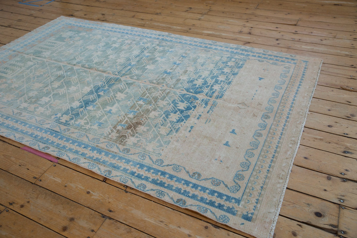 4.5x8 Vintage Fine Distressed Hamadan Rug