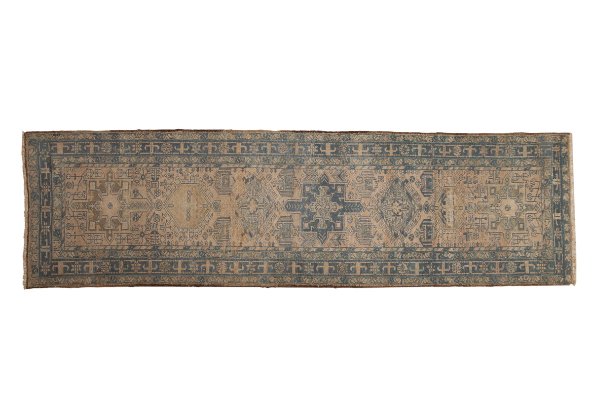 3x11 Vintage Distressed Karaja Rug Runner