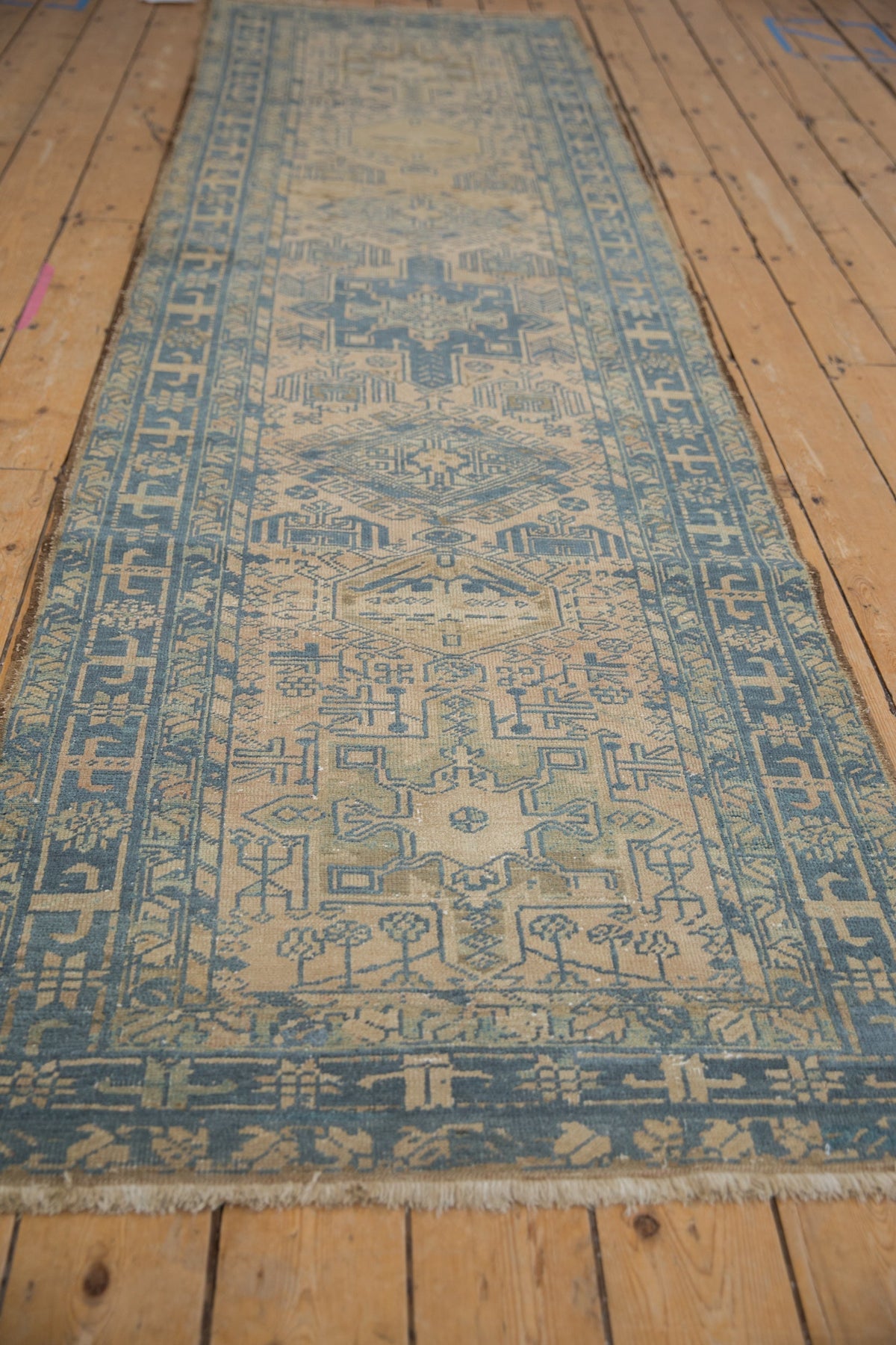 3x11 Vintage Distressed Karaja Rug Runner