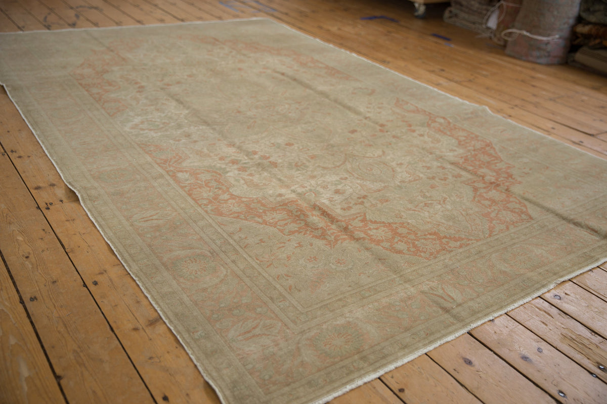 6x9.5 Vintage Fine Distressed Kayseri Carpet