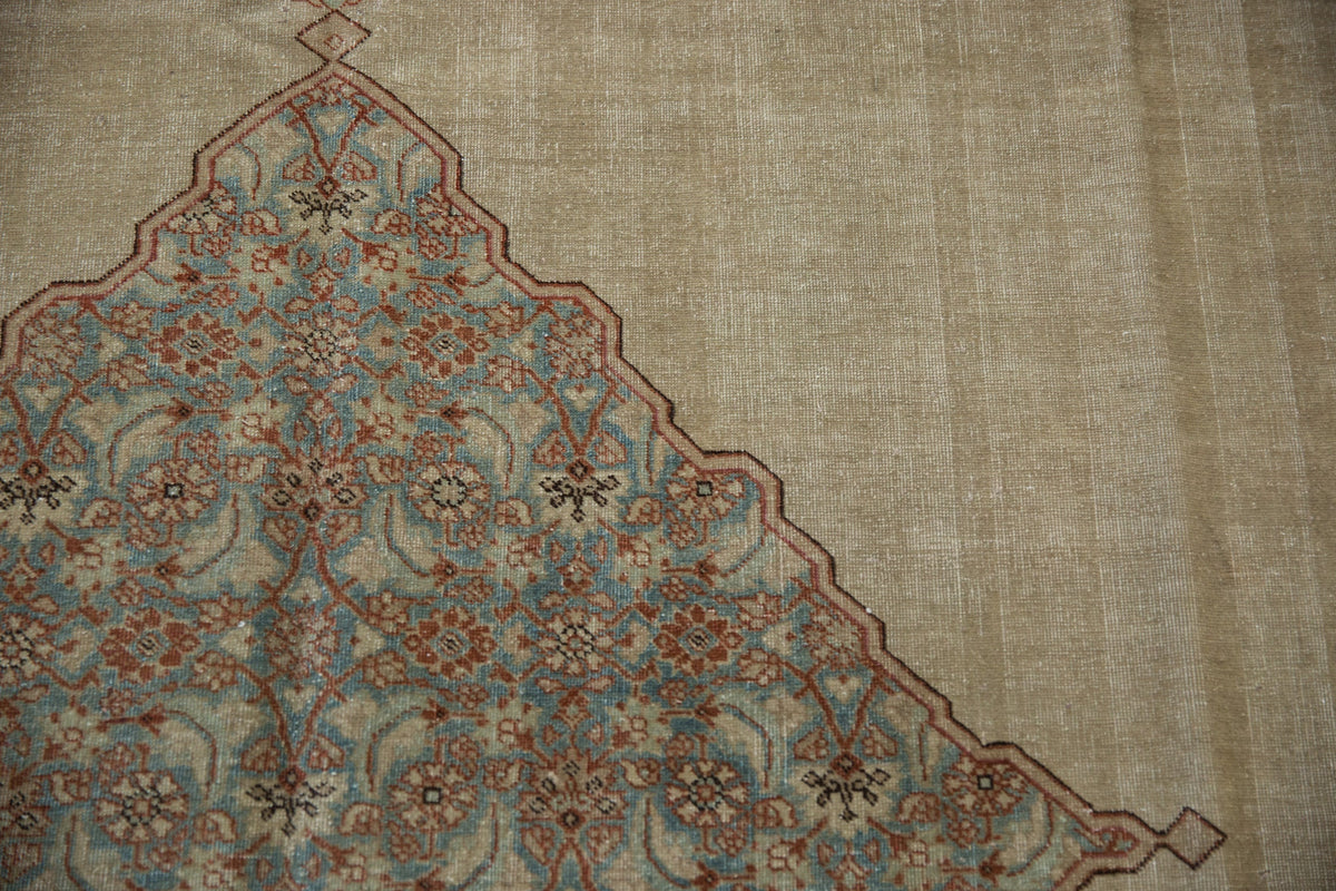 8x12 Vintage Distressed Tabriz Carpet