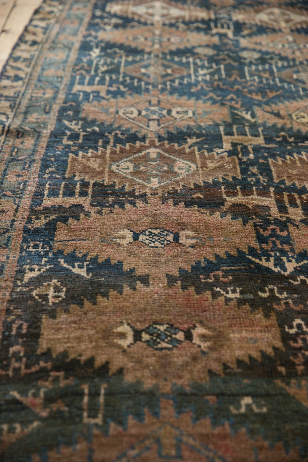 4x10.5 Vintage Distressed Kurd Rug Runner