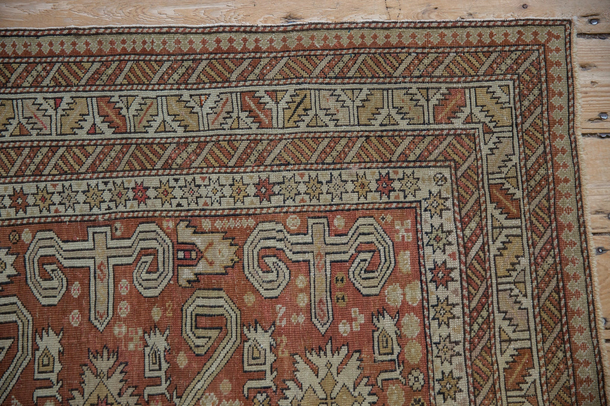 3.5x5.5 Antique Distressed Shirvan Rug