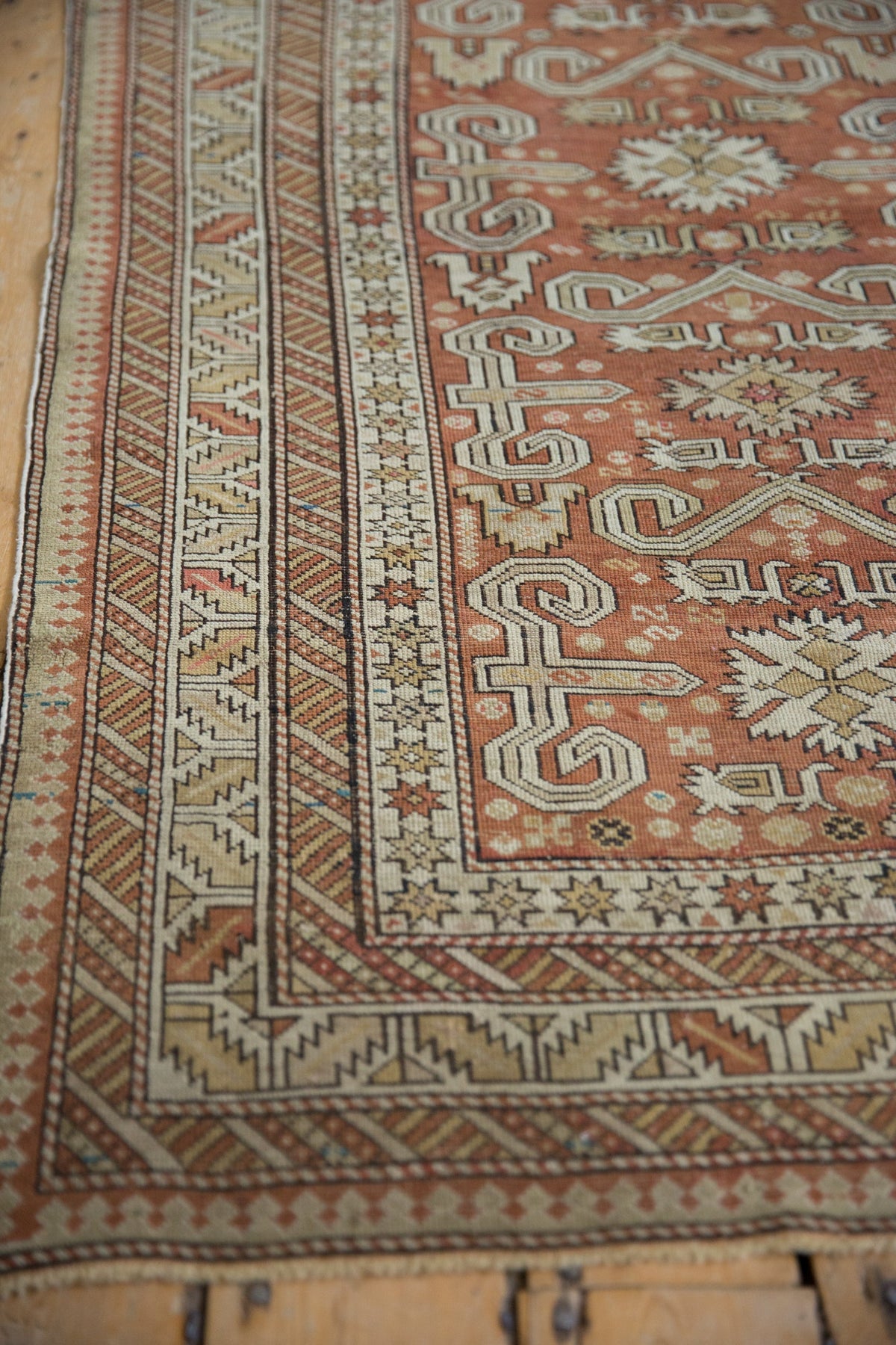 3.5x5.5 Antique Distressed Shirvan Rug