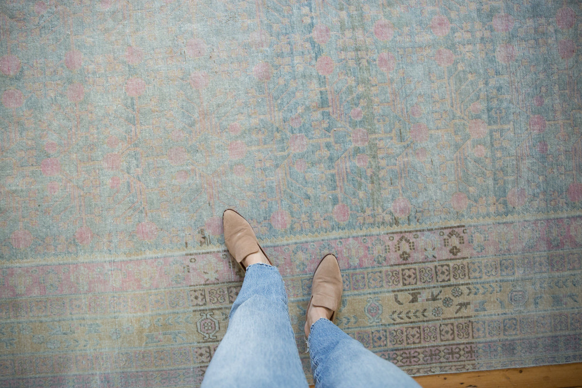 9x17.5 Vintage Distressed Khotan Carpet