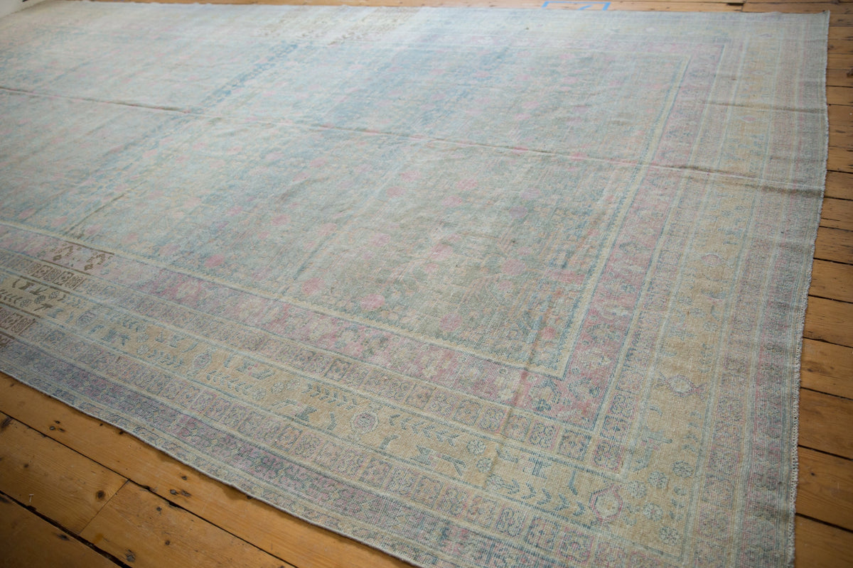 9x17.5 Vintage Distressed Khotan Carpet