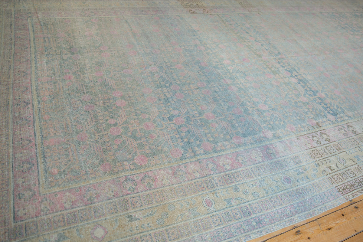 9x17.5 Vintage Distressed Khotan Carpet
