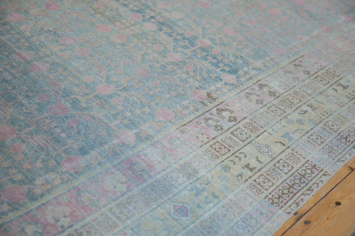 9x17.5 Vintage Distressed Khotan Carpet