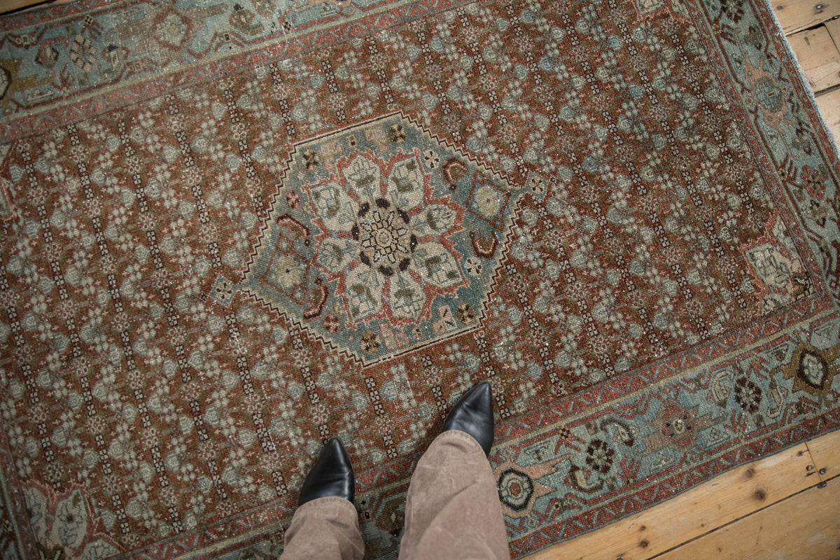 4x6 Antique Distressed Malayer Rug