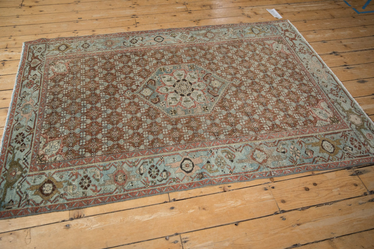 4x6 Antique Distressed Malayer Rug