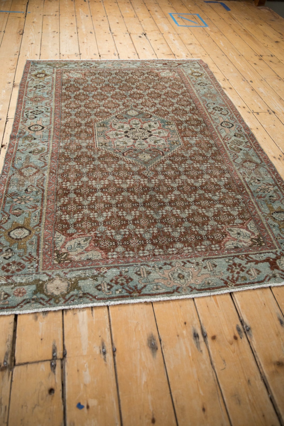 4x6 Antique Distressed Malayer Rug