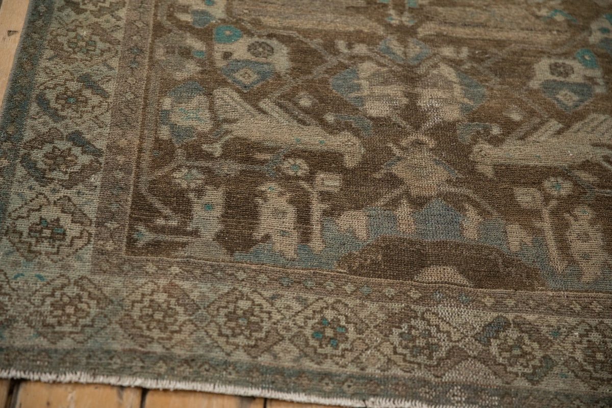 4x6.5 Vintage Distressed Hamadan Rug