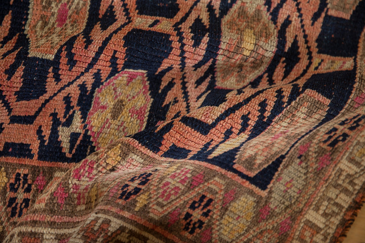 3.5x14 Vintage Distressed Kurd Rug Runner