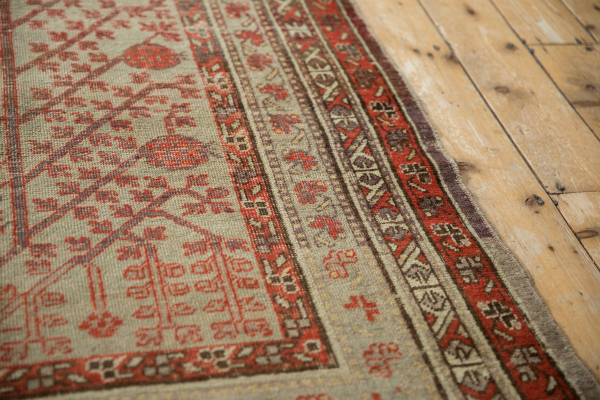 4.5x8.5 Antique Distressed Khotan Rug