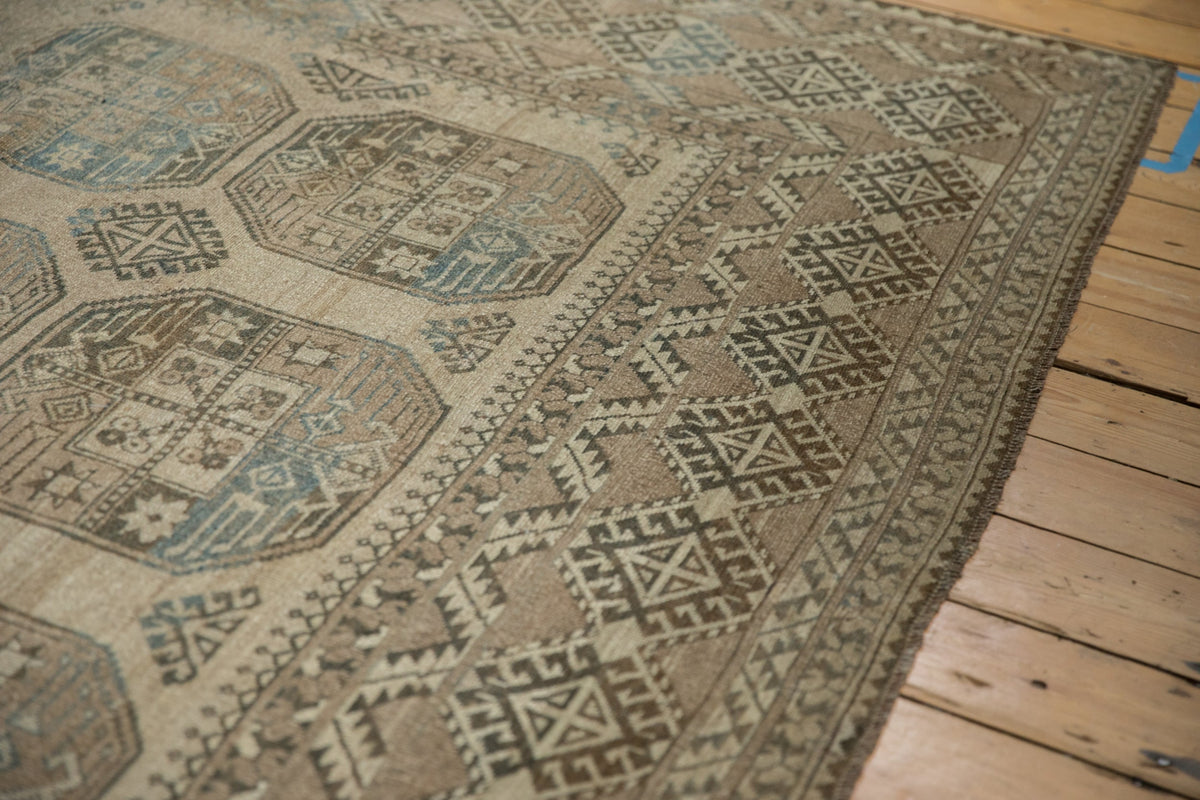 8.5x11.5 Vintage Distressed Ersari Carpet