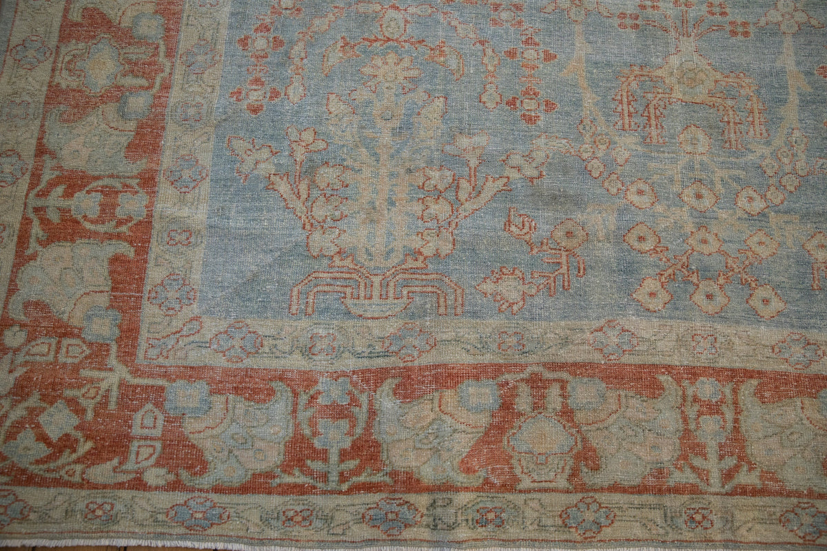 8.5x12 Vintage Distressed Mahal Carpet