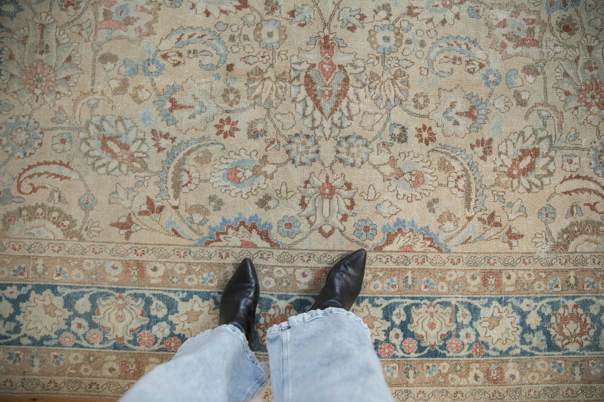 8.5x12 Vintage Distressed Meshed Carpet
