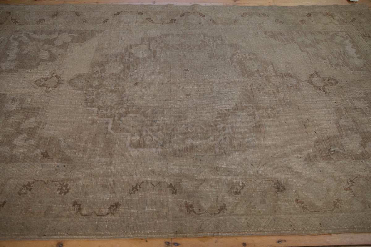 6x10 Vintage Distressed Oushak Carpet