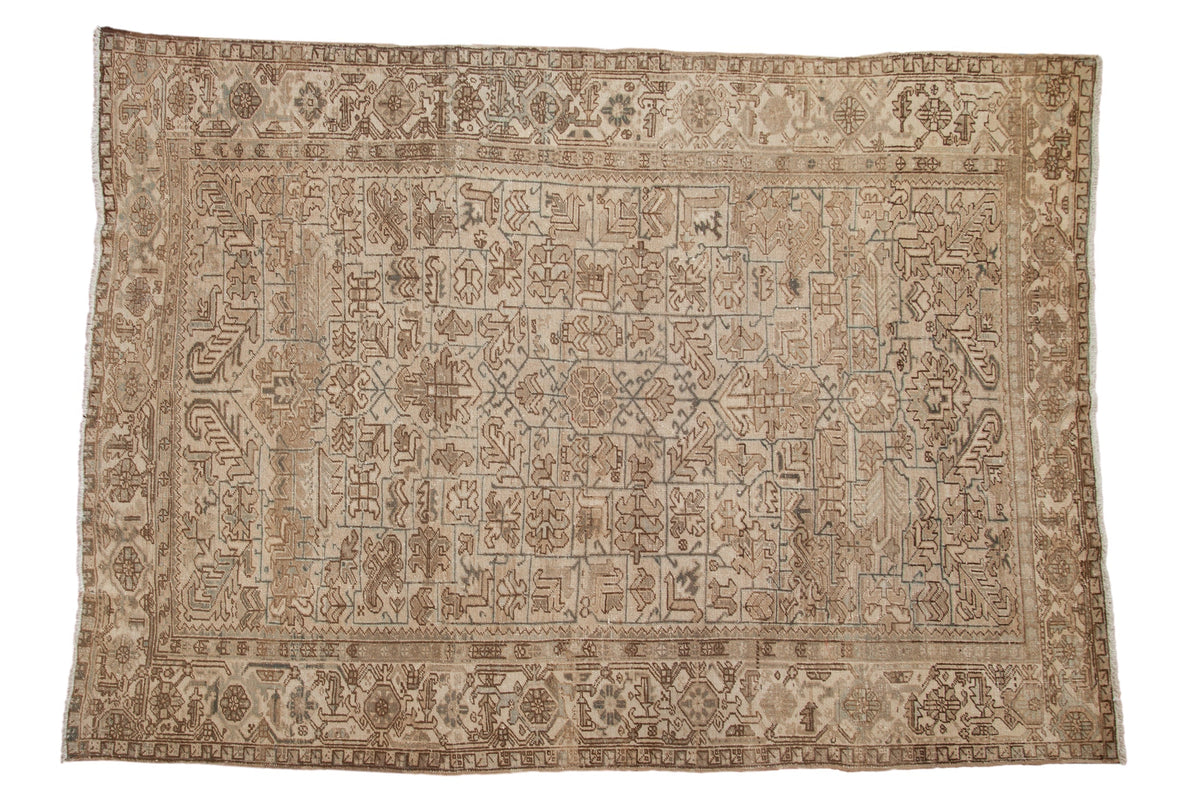 8x11 Vintage Distressed Mehrivan Carpet