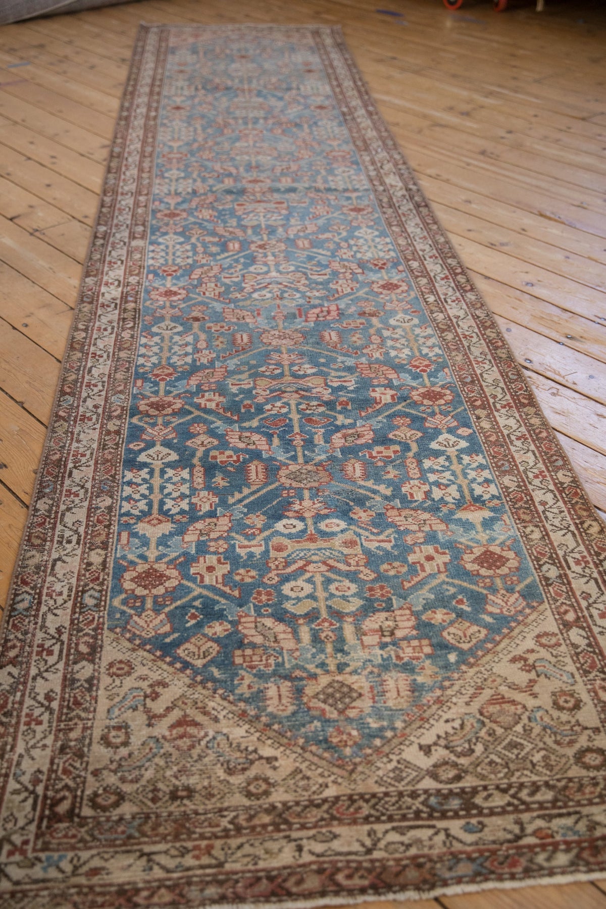 3x13.5 Antique Distressed Malayer Rug Runner