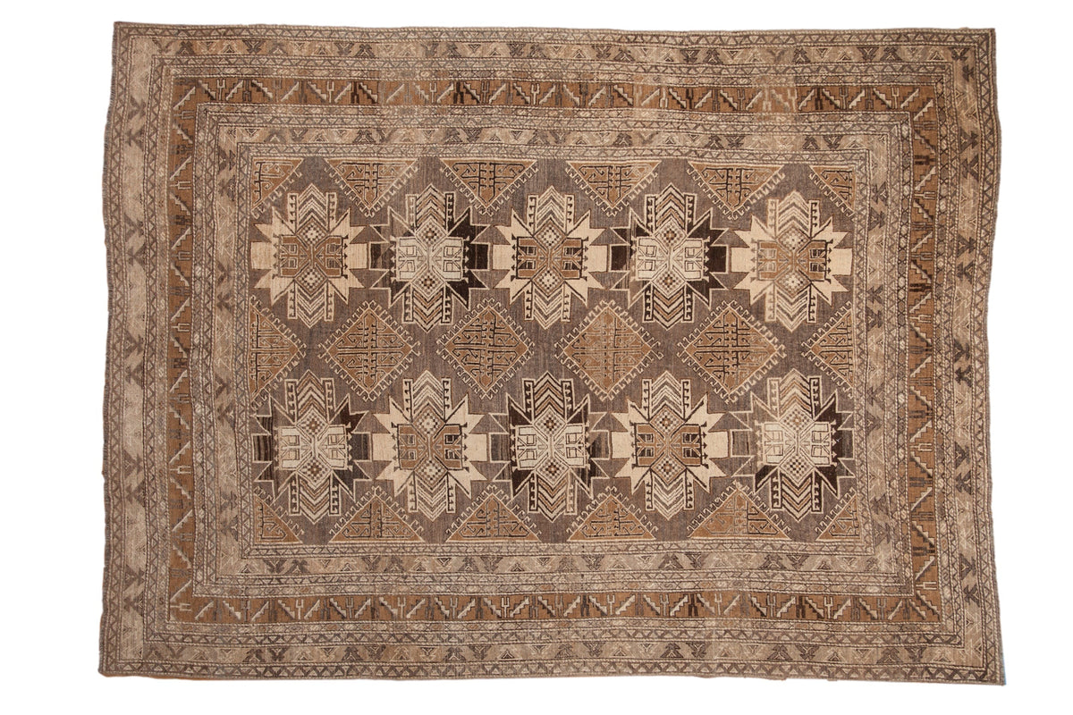 7x9.5 Vintage Distressed Kars Carpet
