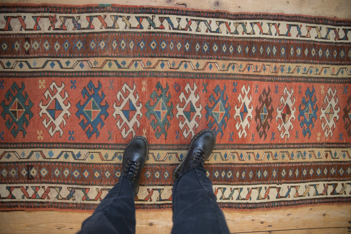 3x11 Antique Caucasian Rug Runner