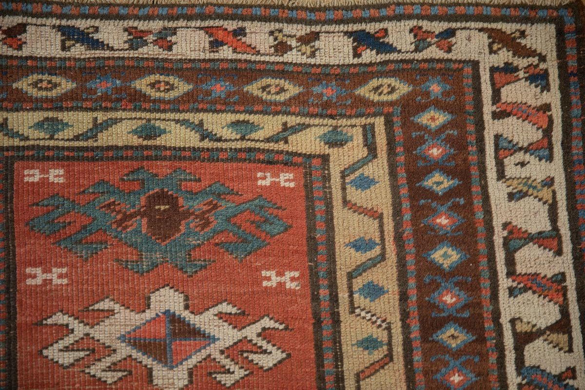 3x11 Antique Caucasian Rug Runner