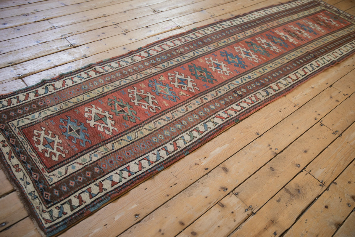 3x11 Antique Caucasian Rug Runner