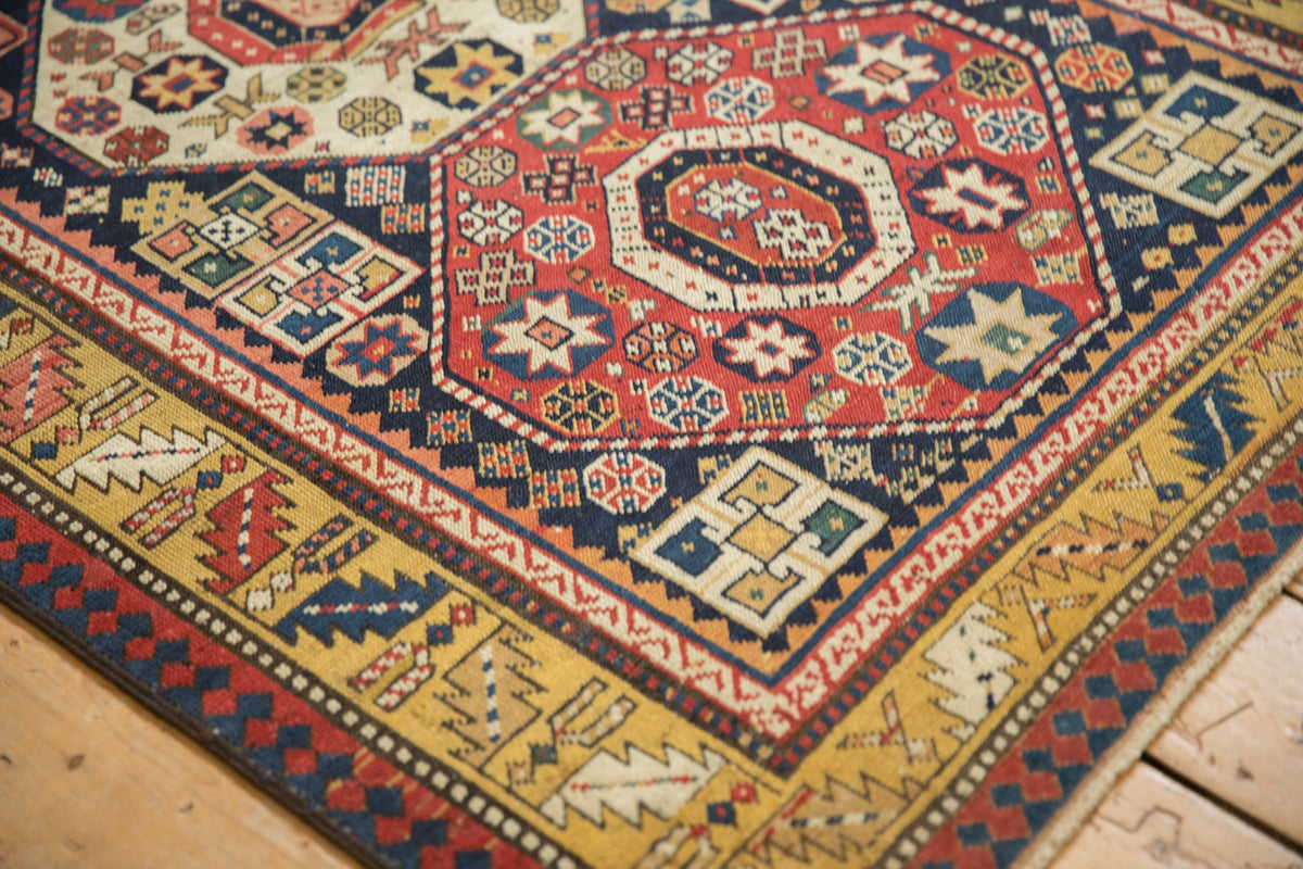 3.5x9.5 Antique Kazak Rug Runner