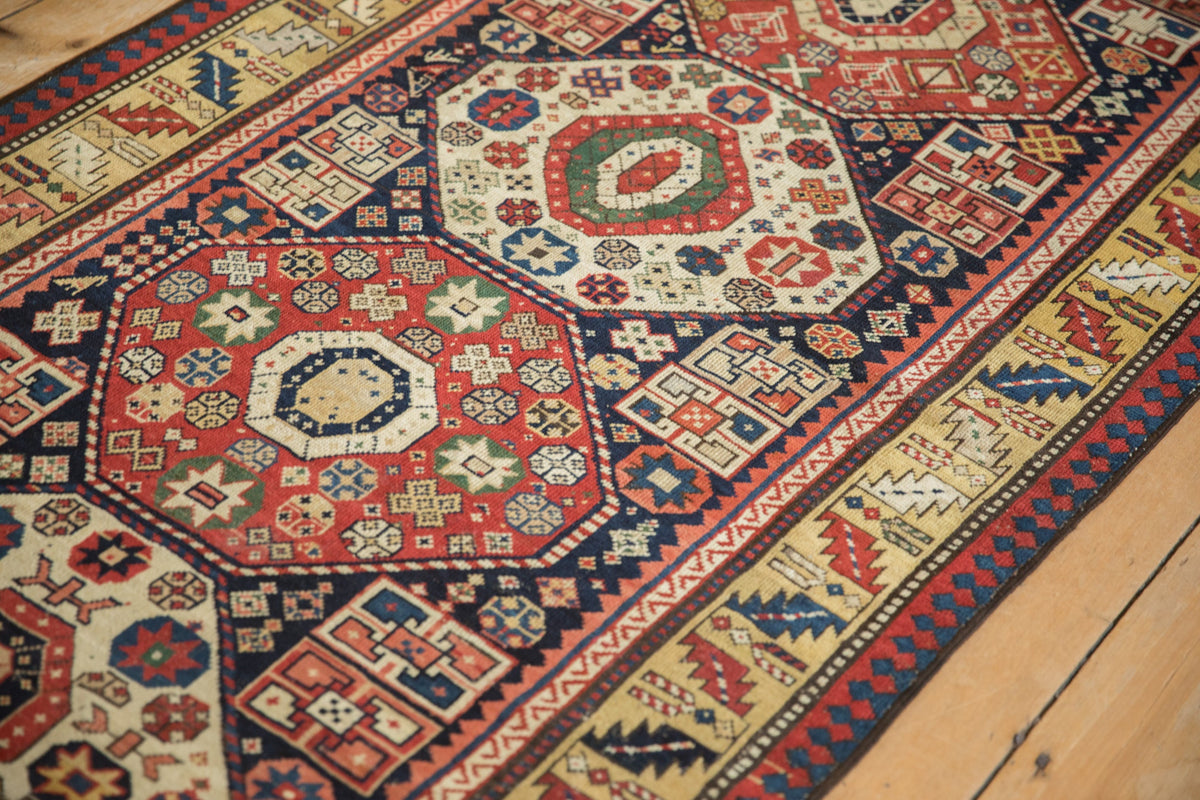 3.5x9.5 Antique Kazak Rug Runner