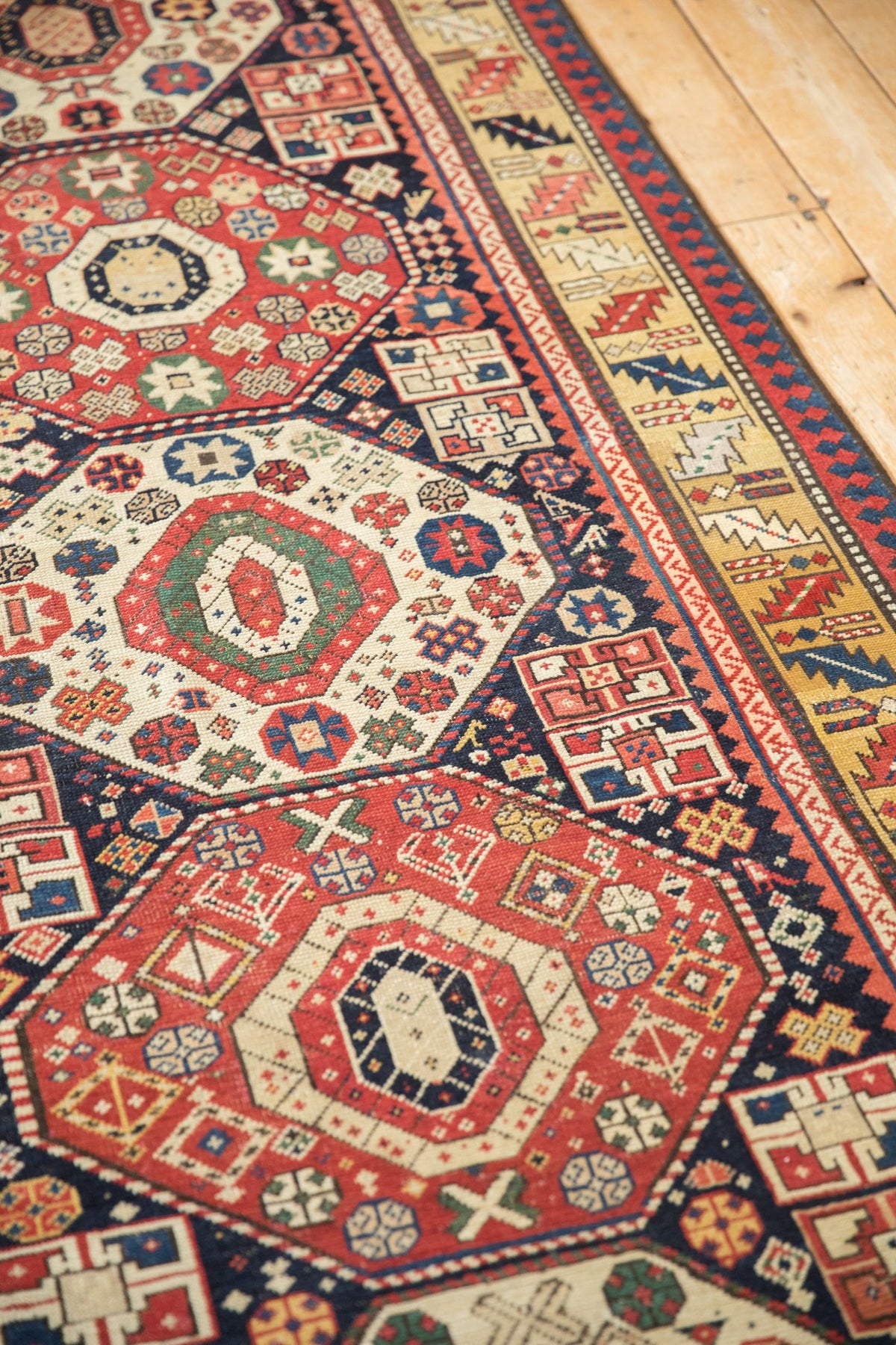 3.5x9.5 Antique Kazak Rug Runner