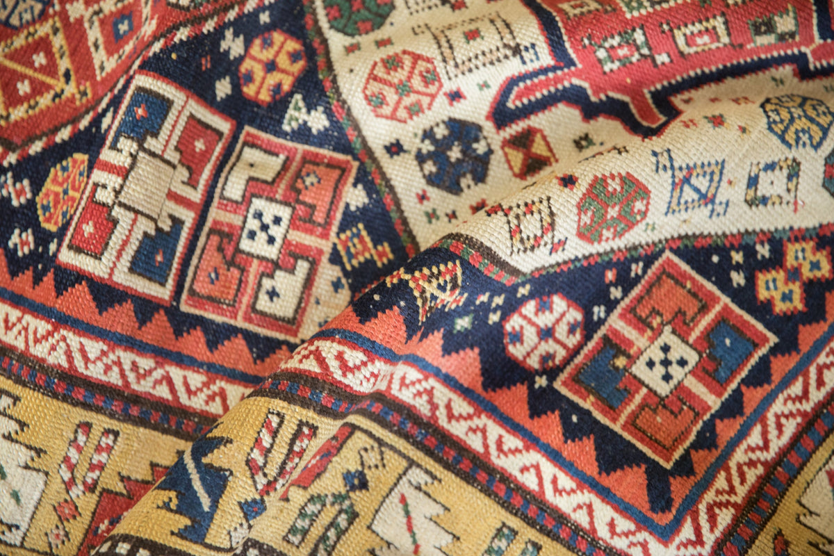 3.5x9.5 Antique Kazak Rug Runner