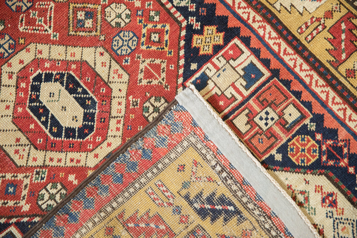 3.5x9.5 Antique Kazak Rug Runner