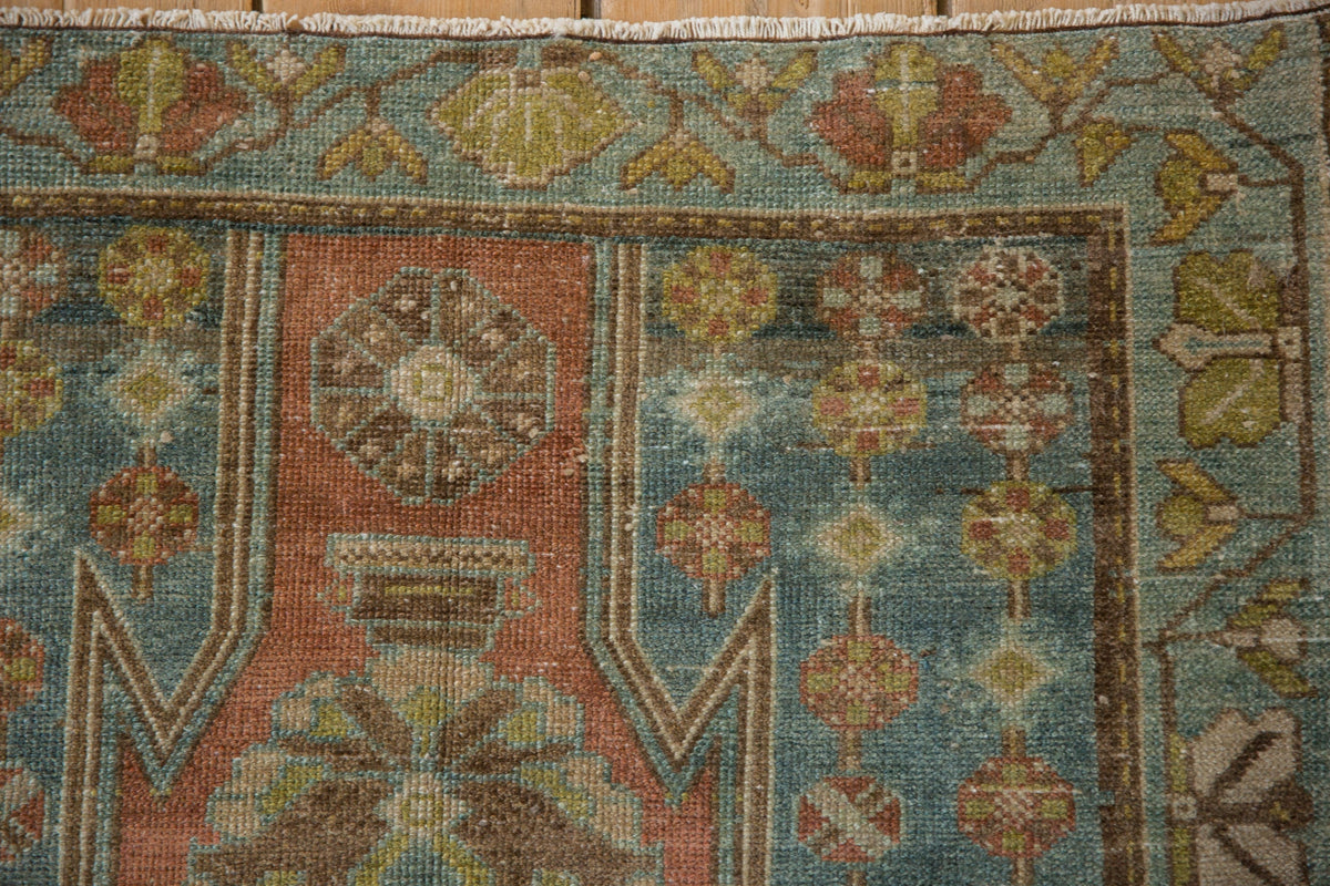 2.5x4 Vintage Distressed Mazlaghan Rug