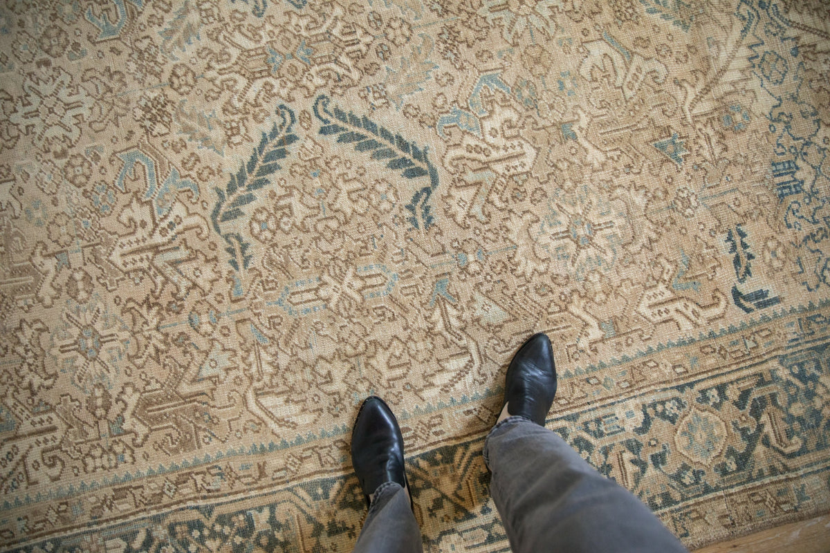7.5x9.5 Vintage Distressed Heriz Carpet