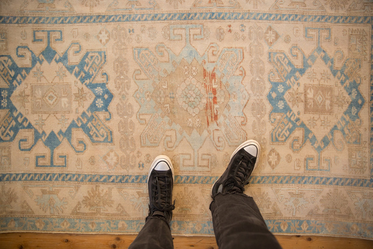 3.5x6 Vintage Distressed Malayer Rug