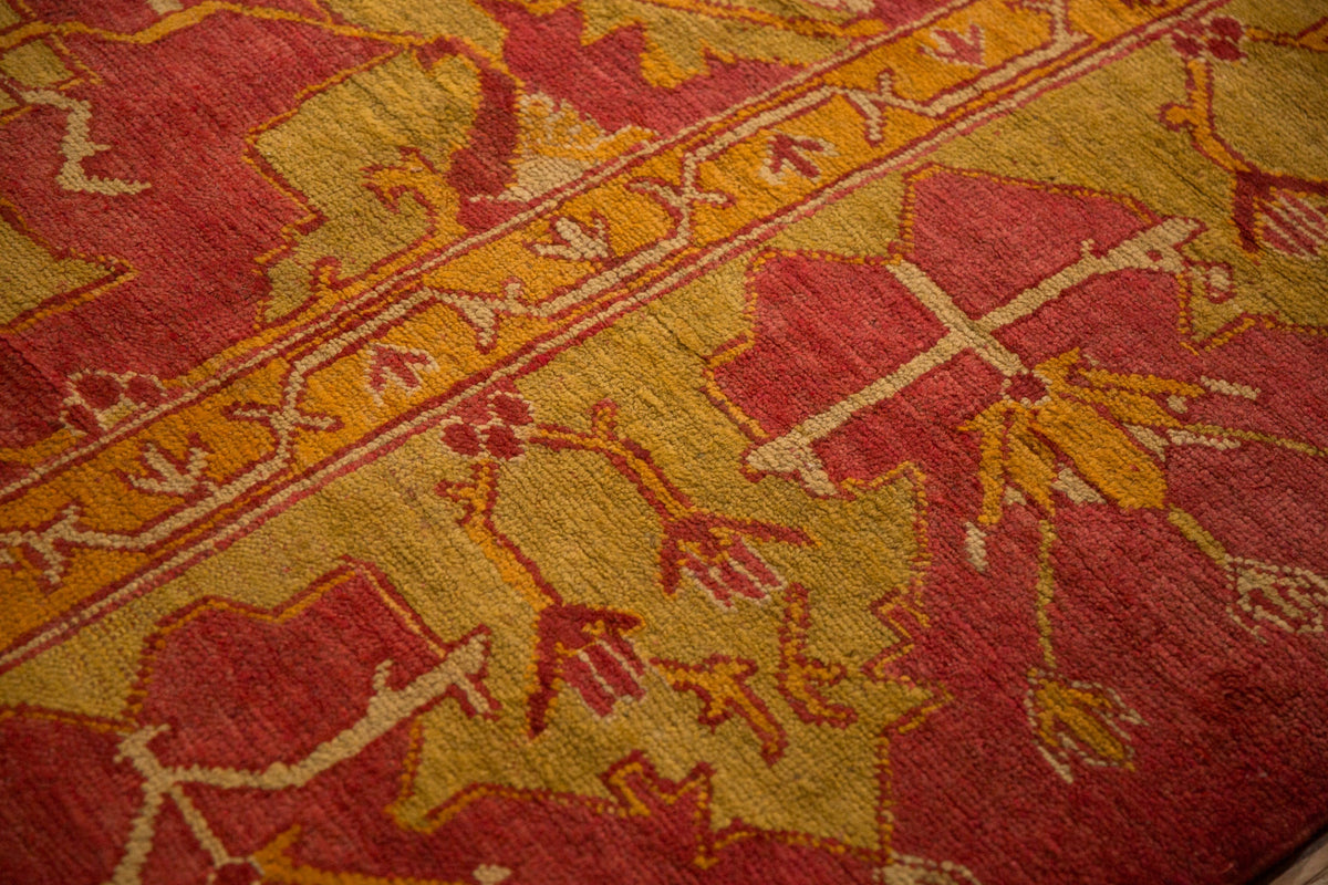 12.5x18 Antique Oushak Carpet