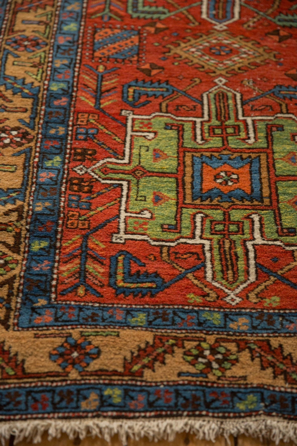 3x11 Antique Heriz Rug Runner