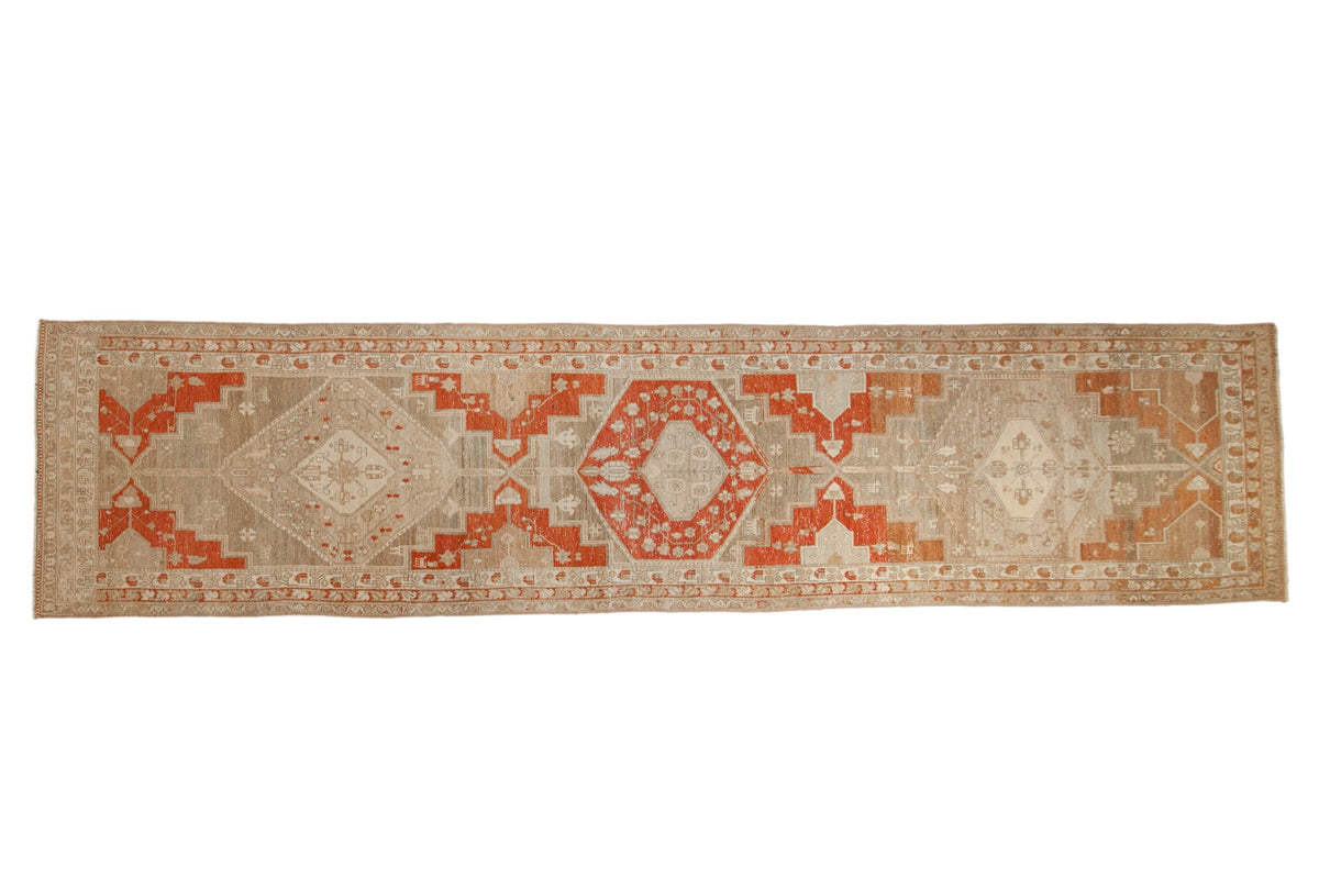 3.5x14.5 Vintage Distressed Malayer Rug Runner