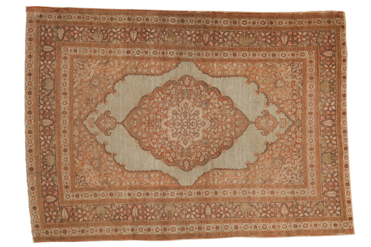 4x6 Antique Tabriz Rug