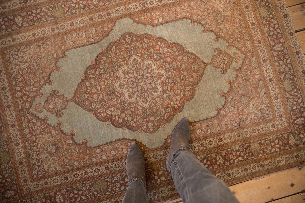 4x6 Antique Tabriz Rug