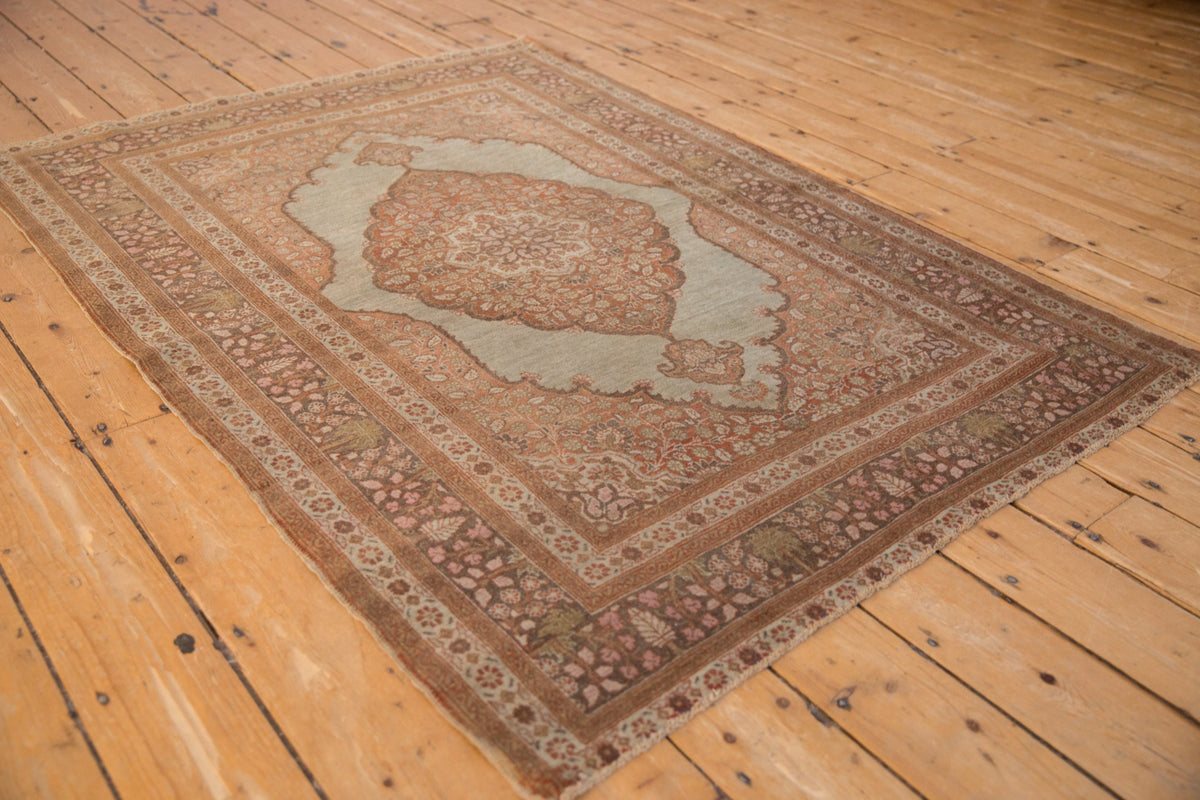 4x6 Antique Tabriz Rug
