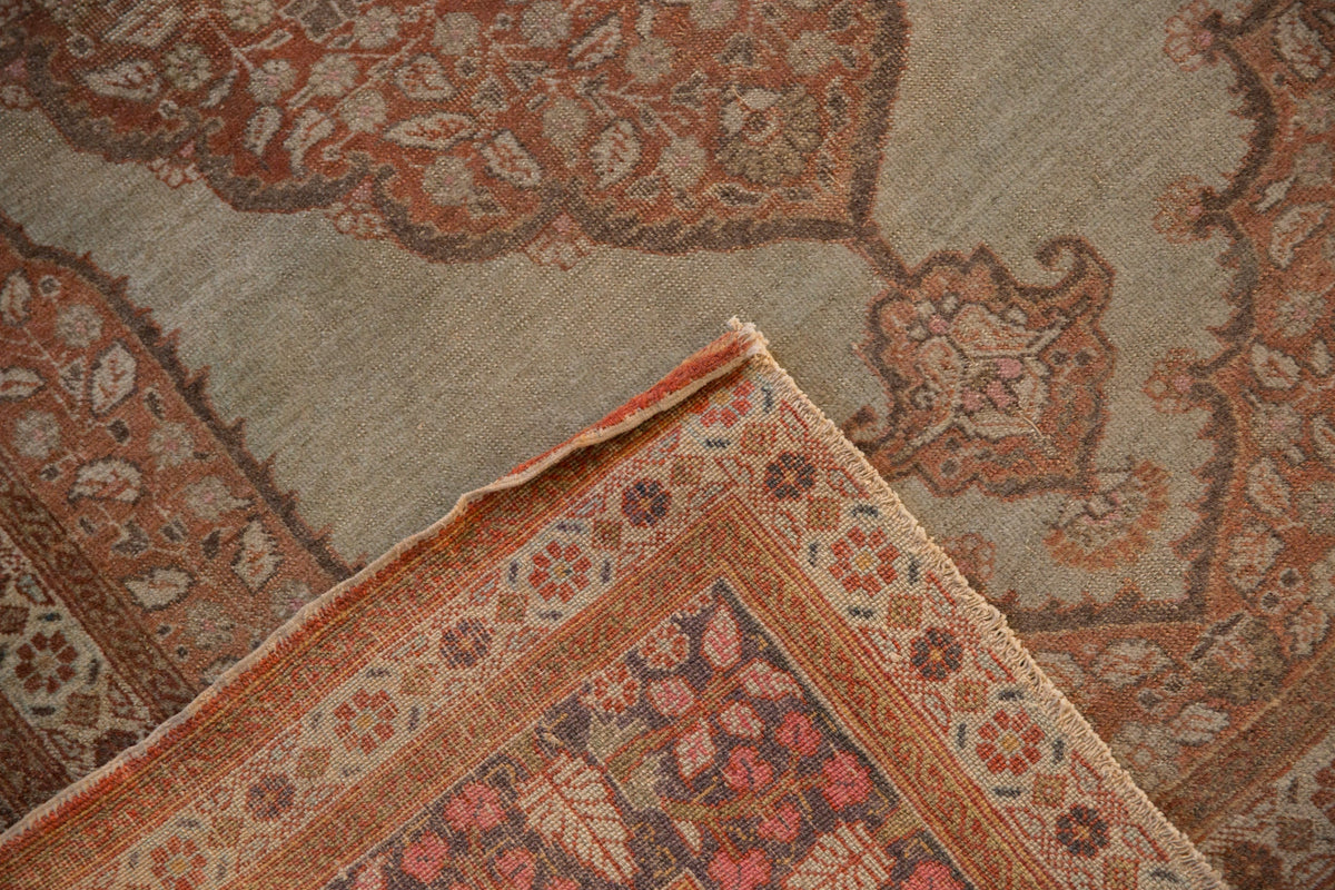 4x6 Antique Tabriz Rug