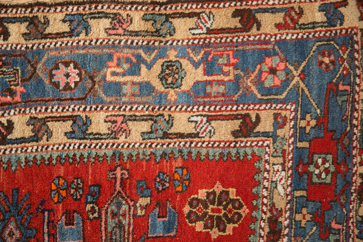 5x7.5 Antique Karaja Rug