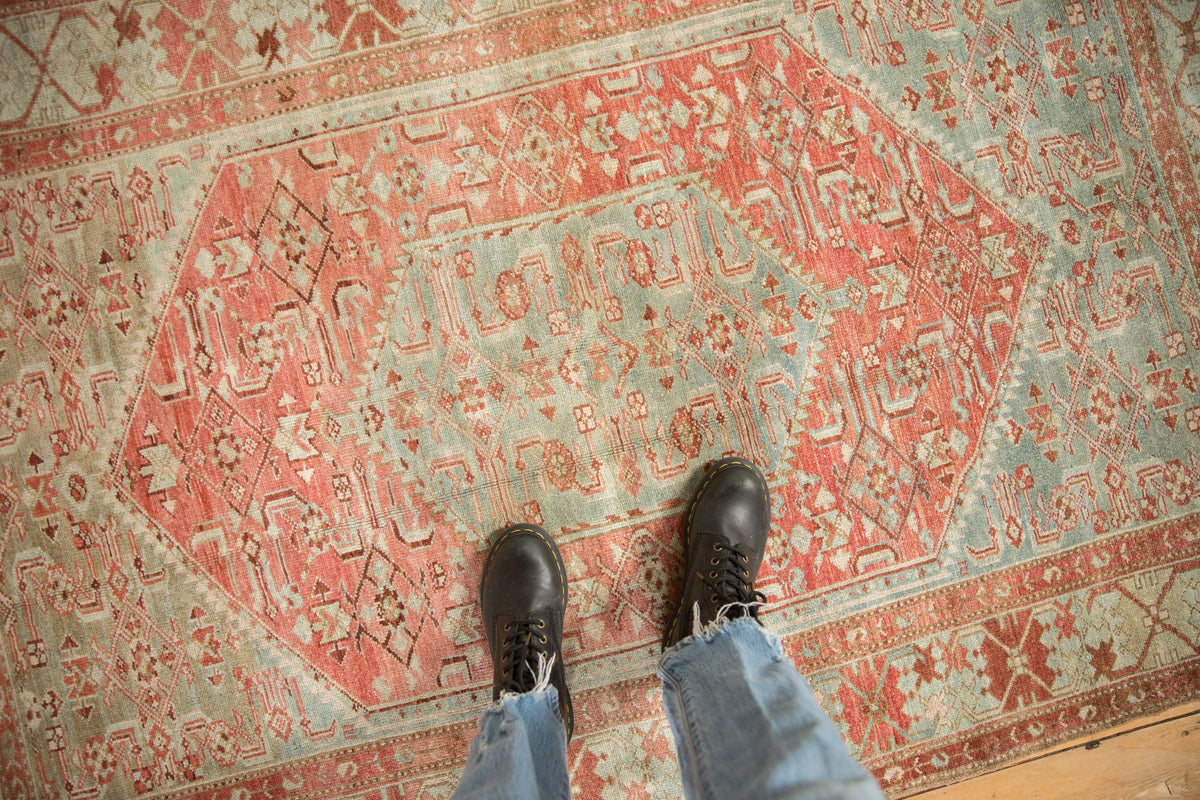 4x6.5 Vintage Distressed Malayer Rug