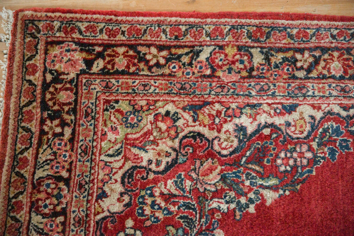 3.5x5 Vintage Sarouk Rug