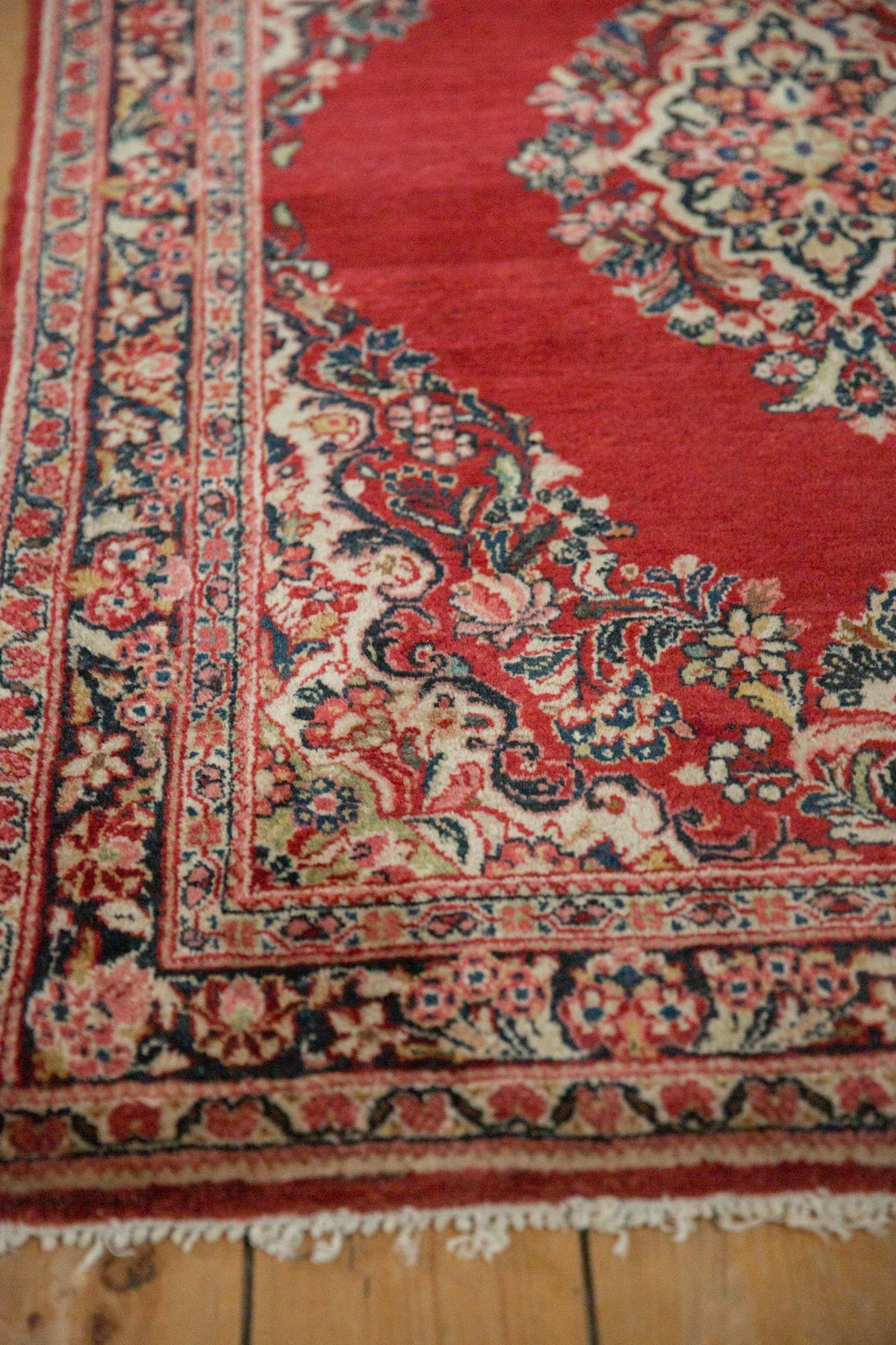 3.5x5 Vintage Sarouk Rug
