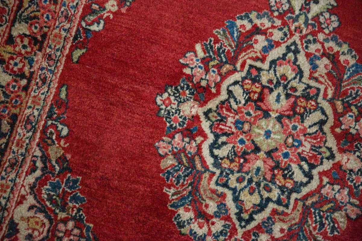 3.5x5 Vintage Sarouk Rug