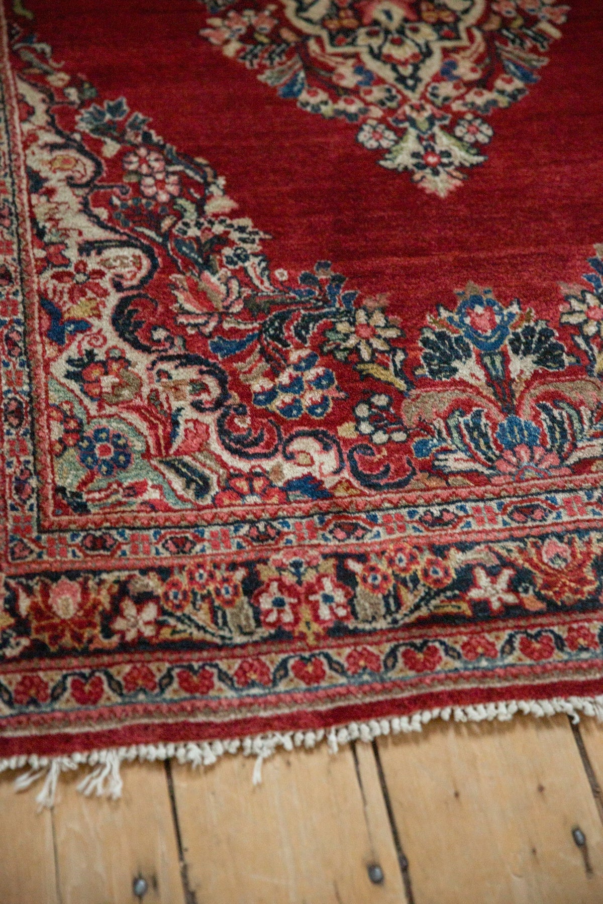 3.5x5 Vintage Sarouk Rug
